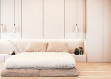 natural white style japanese bedroom